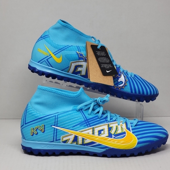 Nike Mercurial Superfly 9 Academy KM Turf Blue White DO9347-400 Men's Size 11.5 - Picture 2 of 11